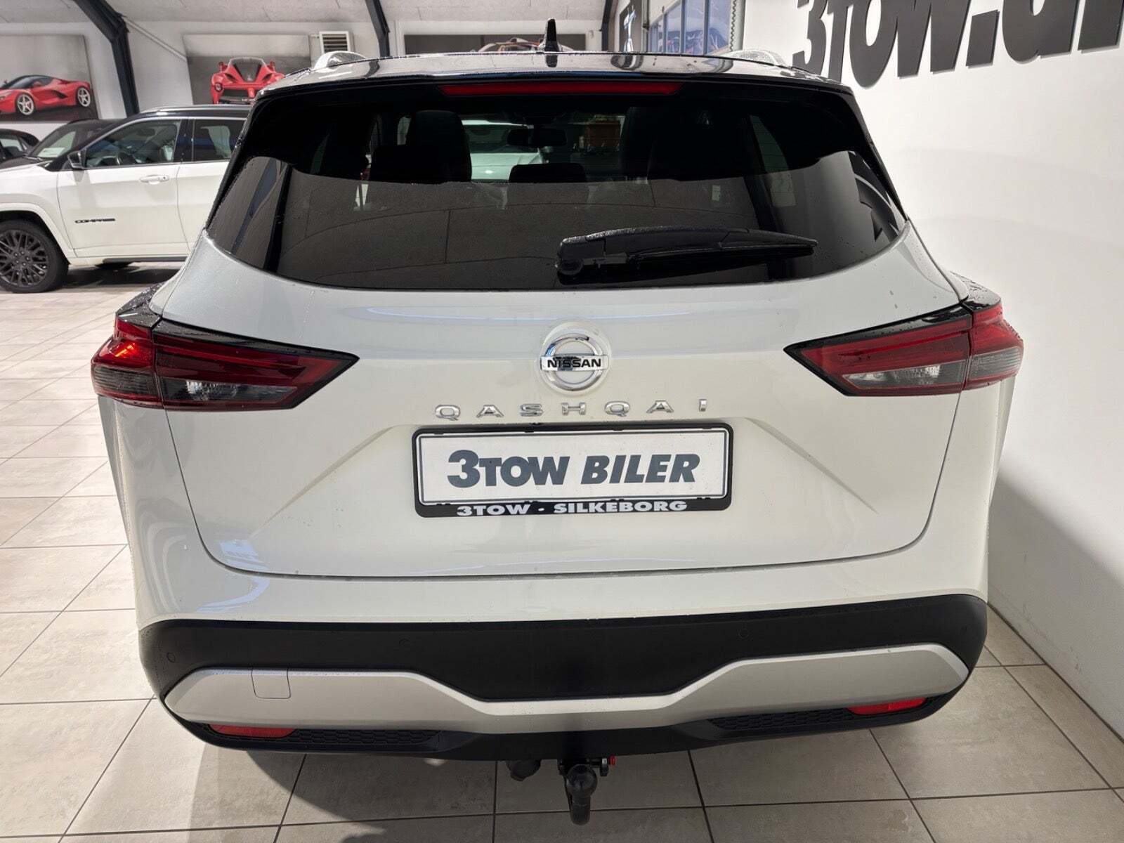 Hvid Nissan Qashqai fra 2021