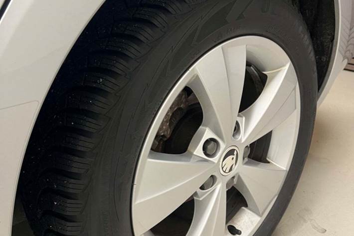 Sølv Skoda Octavia fra 2018