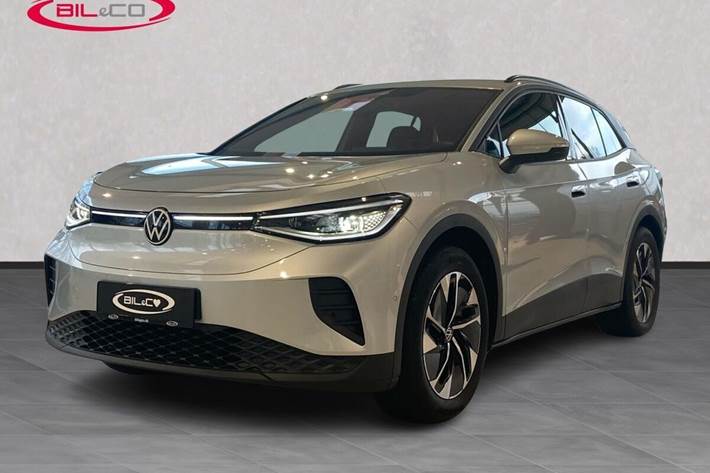 Sølv VW ID.4 fra 2025 set udefra