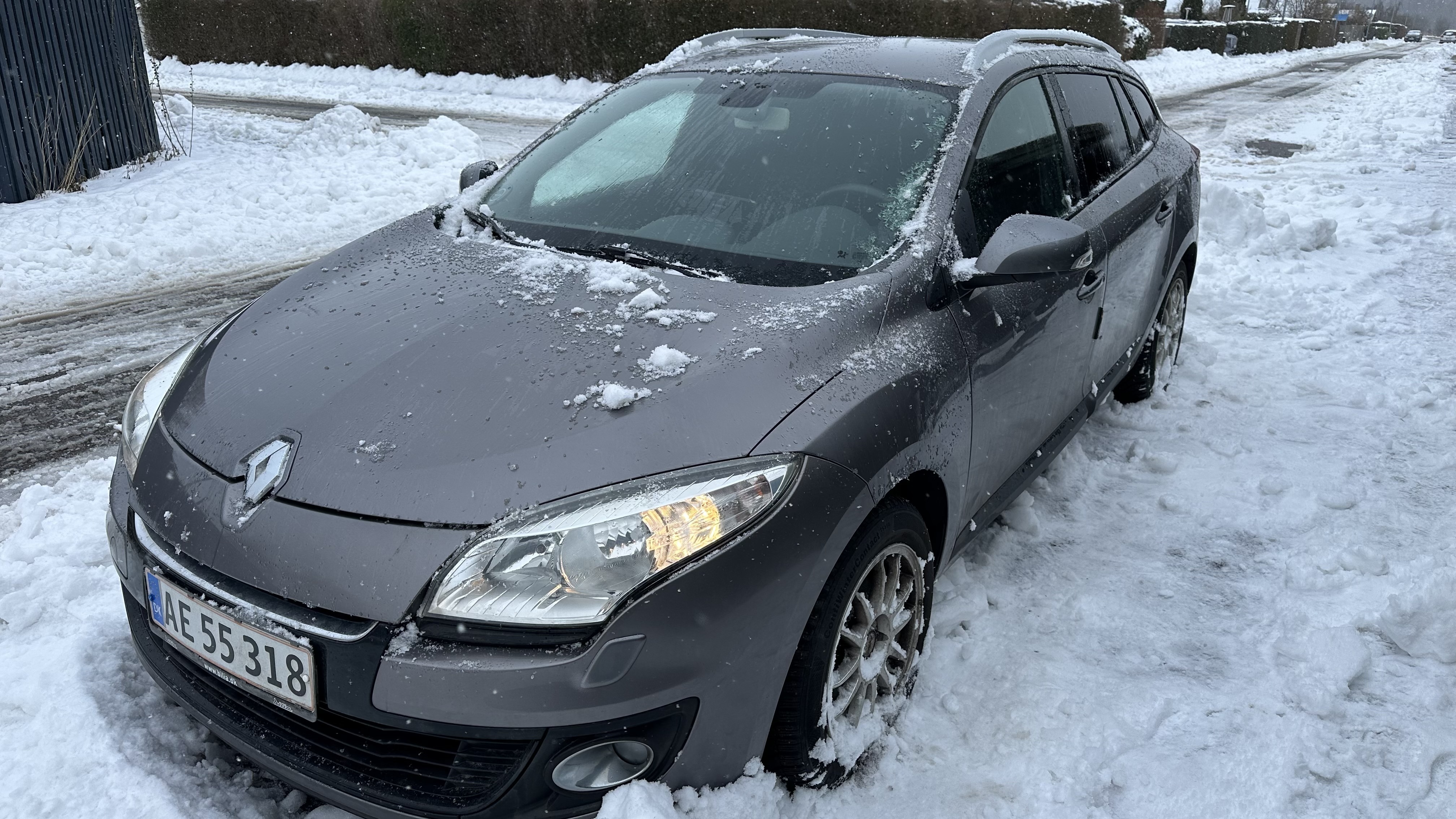 Grå Renault Mégane fra 2012
