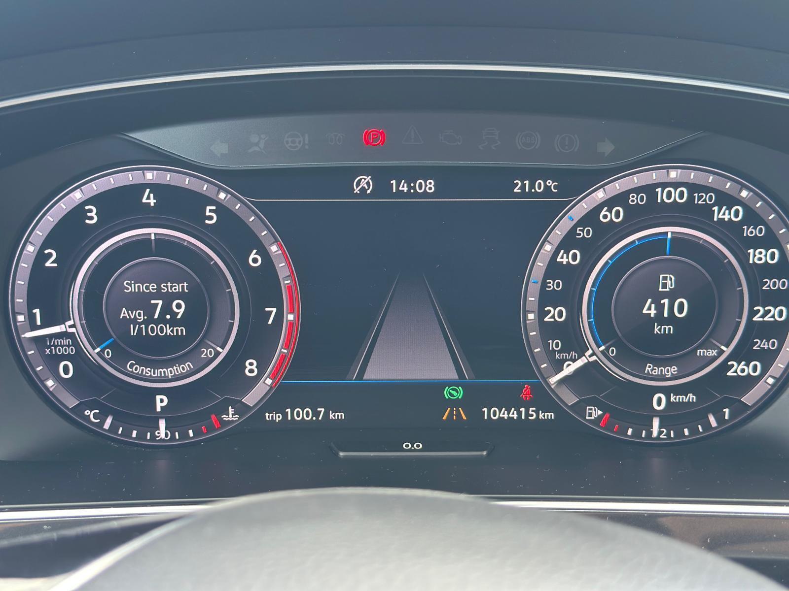 Grå VW Tiguan fra 2018