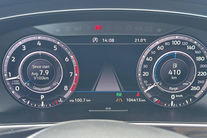 Grå VW Tiguan fra 2018