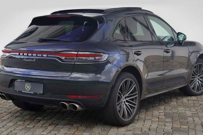Grå Porsche Macan S fra 2019