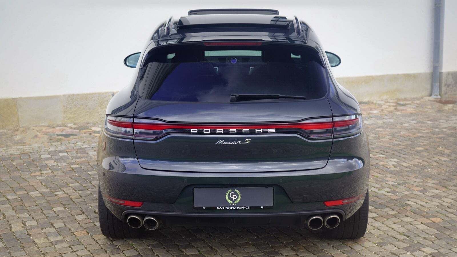 Grå Porsche Macan S fra 2019
