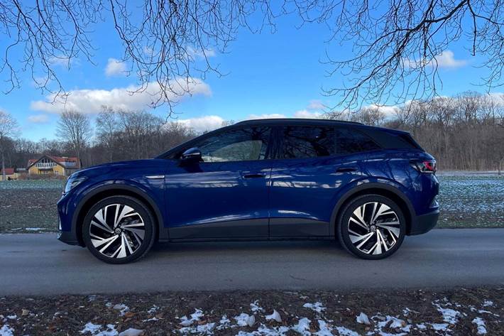 Blå VW ID.4 fra 2022