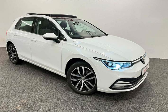 Hvid VW Golf VIII fra 2021