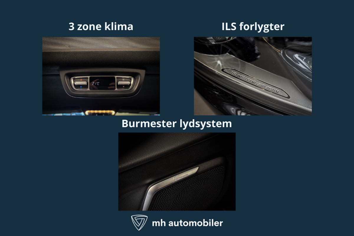 Grå Mercedes V300 d fra 2021
