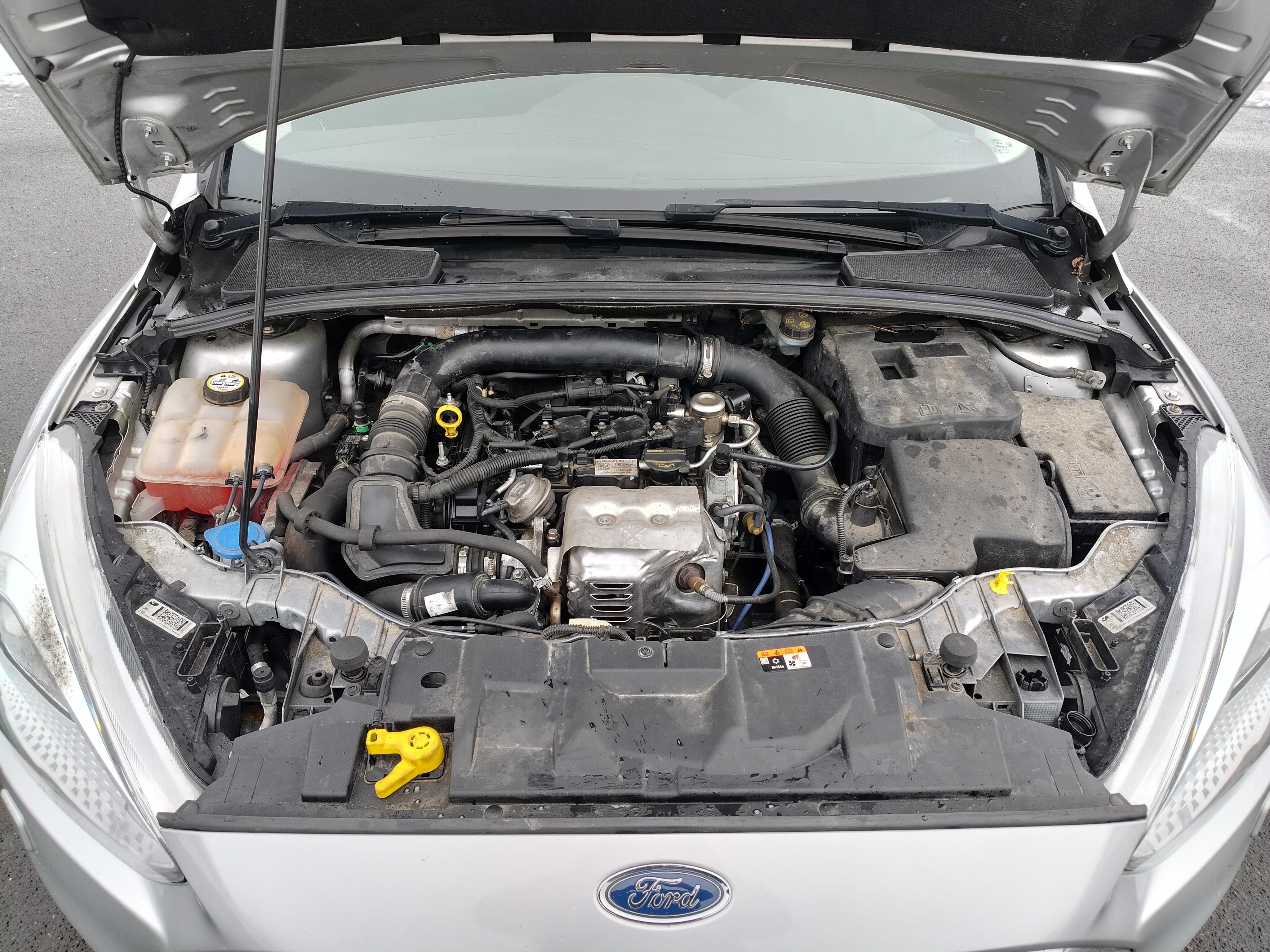 Grå Ford Focus fra 2016