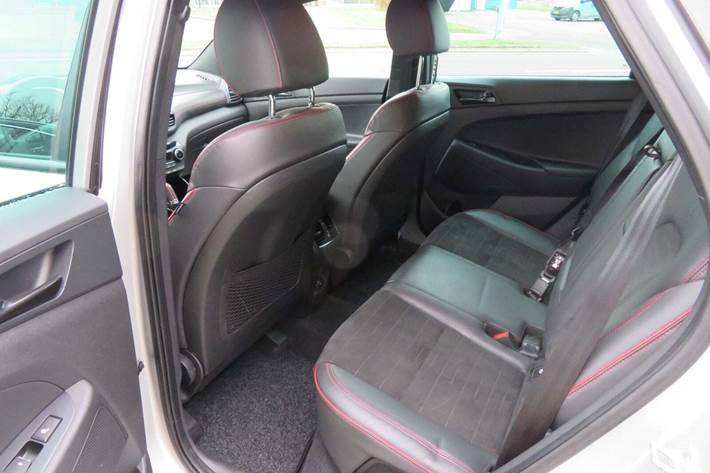 Sølv Hyundai Tucson fra 2020