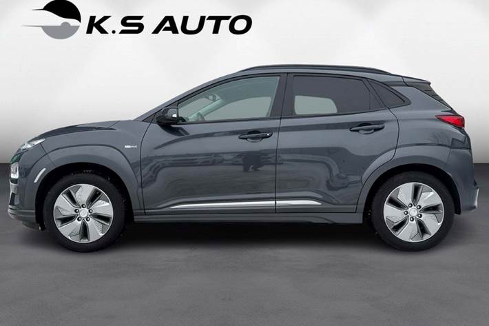 Grå Hyundai Kona fra 2020