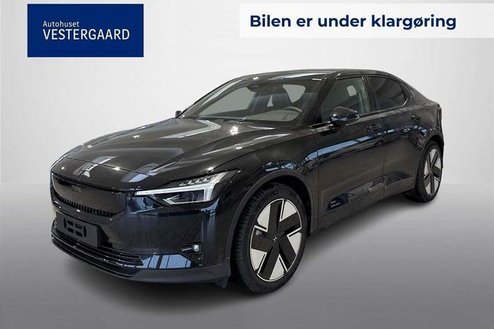 Beige Polestar 2 fra 2026 set udefra