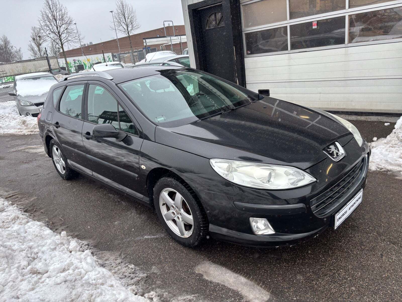 Sort Peugeot 407 fra 2006