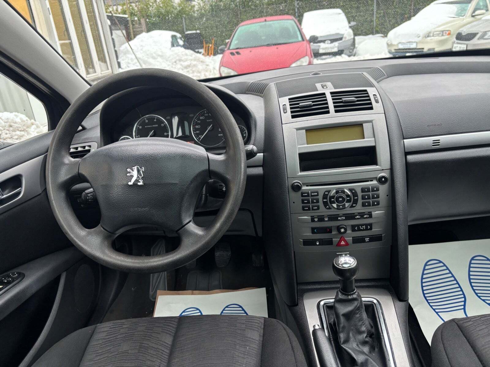 Sort Peugeot 407 fra 2006