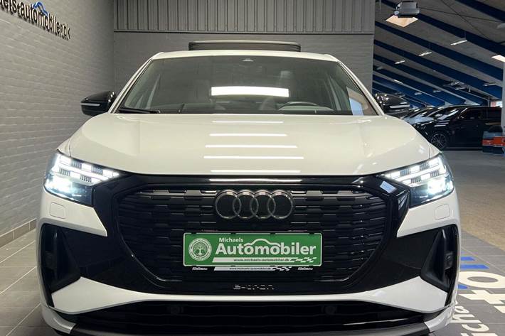 Hvid Audi Q4 e-tron fra 2023