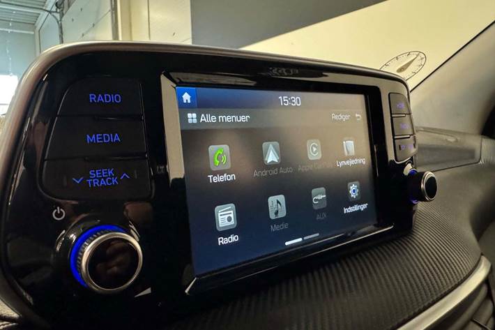 Grå Hyundai Tucson fra 2018