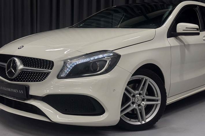Hvid Mercedes A200 fra 2014