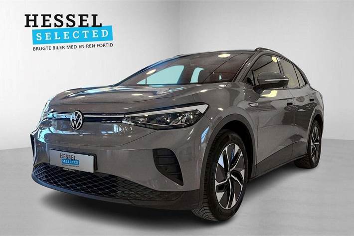 Grå VW ID.4 fra 2023 set udefra