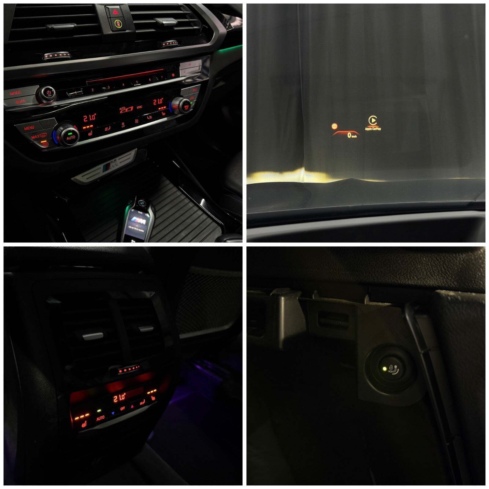 Blå BMW X3 fra 2018