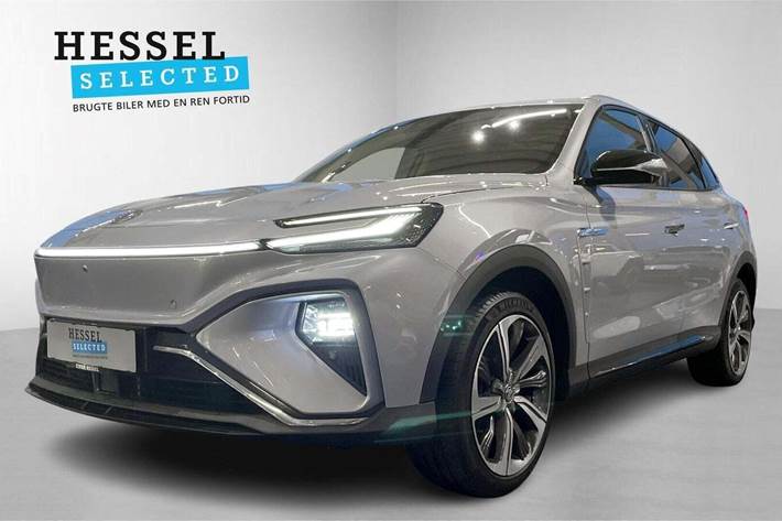 Blå MG Marvel R fra 2022 set udefra