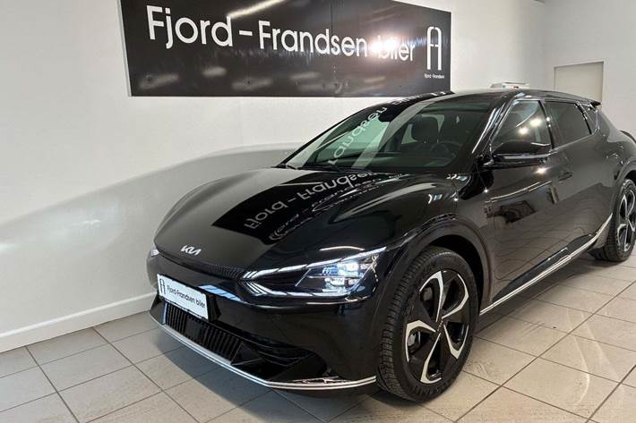 Sort Kia EV6 fra 2024 set udefra