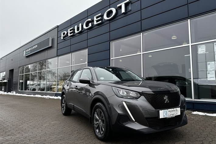 Grå Peugeot 2008 fra 2021