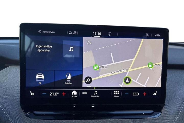 Hvid Skoda Enyaq fra 2023