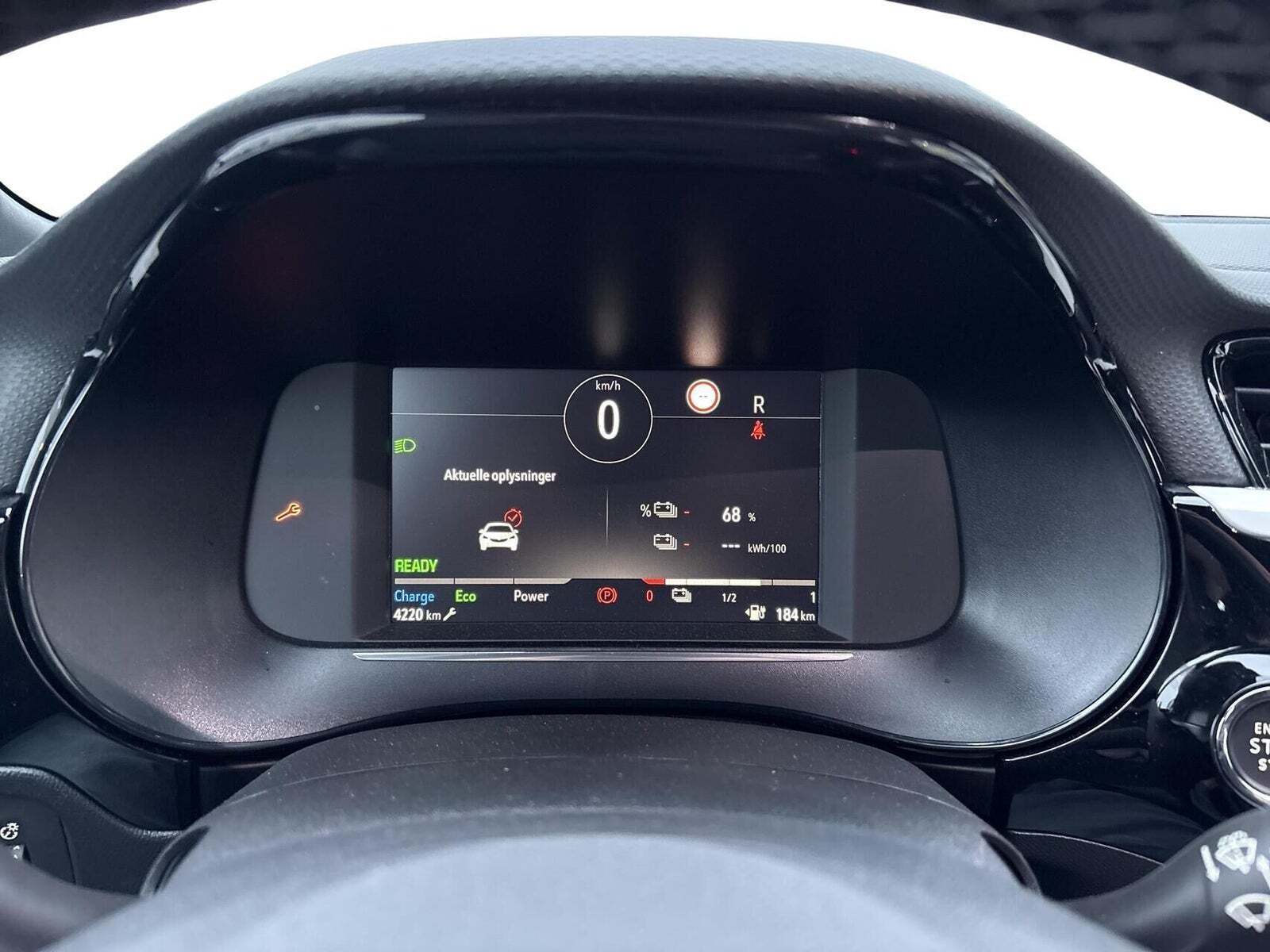 Sort Opel Corsa-e fra 2024