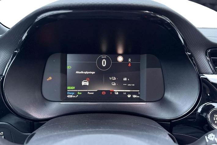 Sort Opel Corsa-e fra 2024