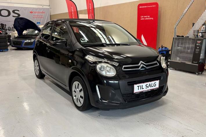 Sort Citroën C1 fra 2015 set udefra