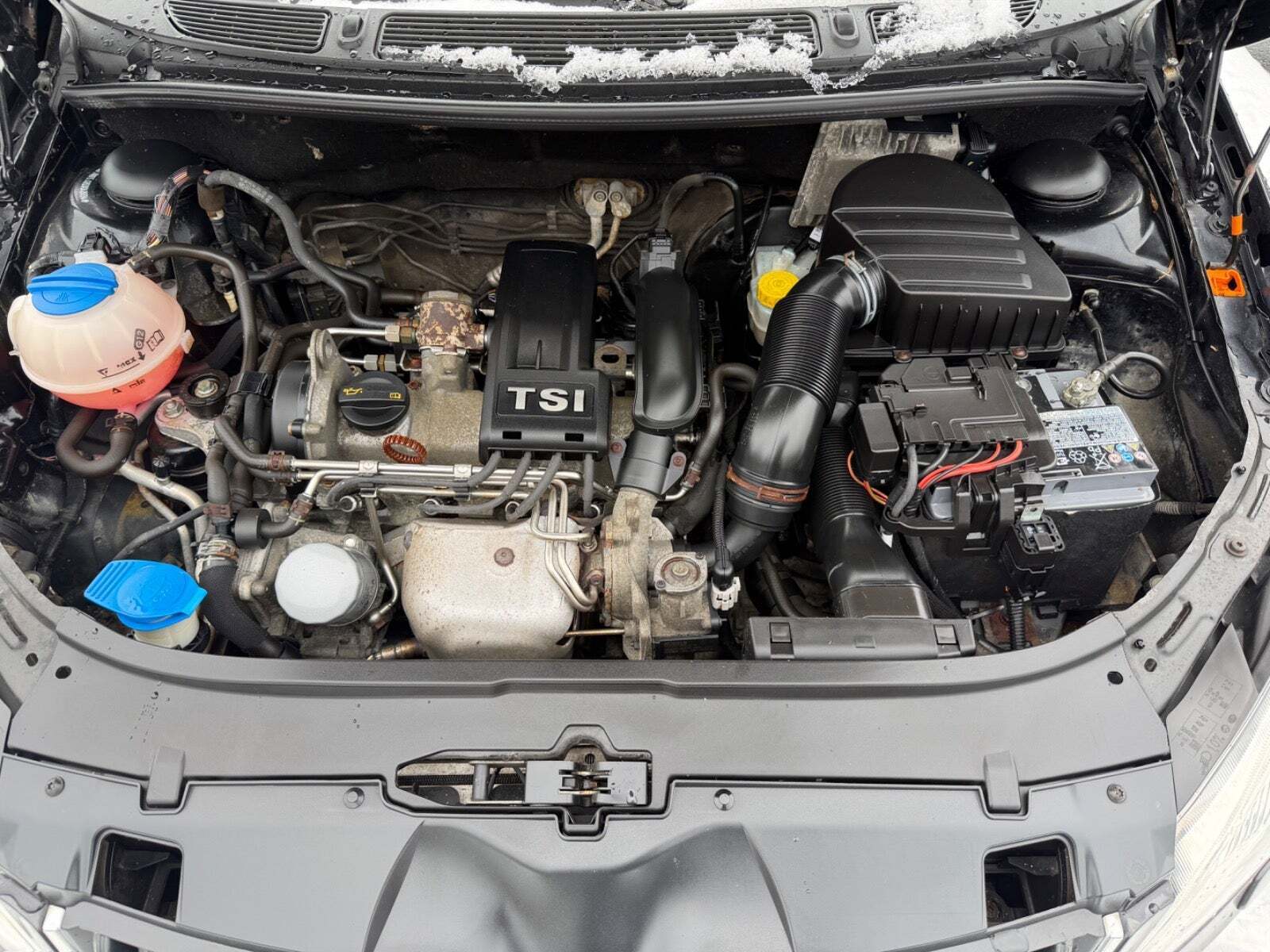 Sort Skoda Fabia fra 2013