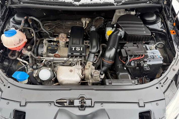 Sort Skoda Fabia fra 2013