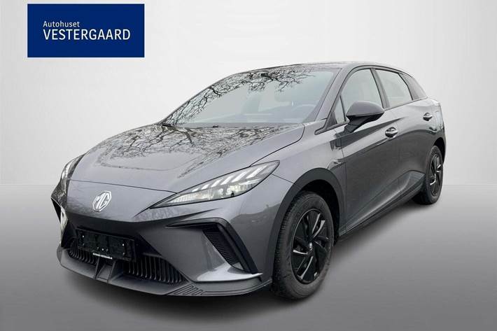 Grå MG 4 fra 2023 set udefra