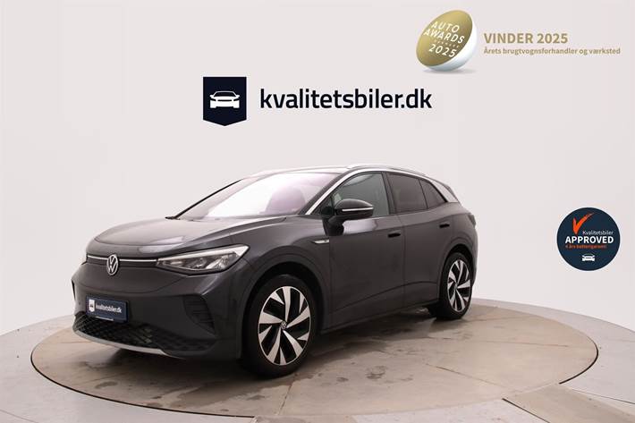 Grå VW ID.4 fra 2021 set udefra