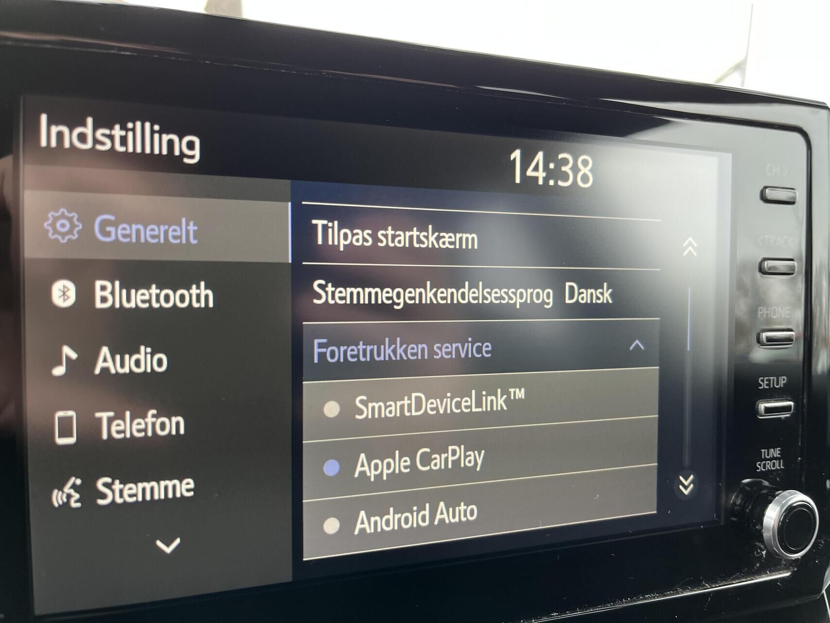 Sort Toyota Corolla fra 2020