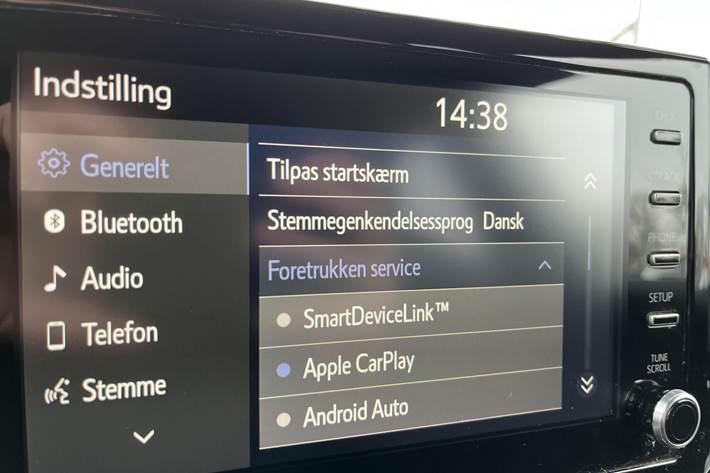 Sort Toyota Corolla fra 2020