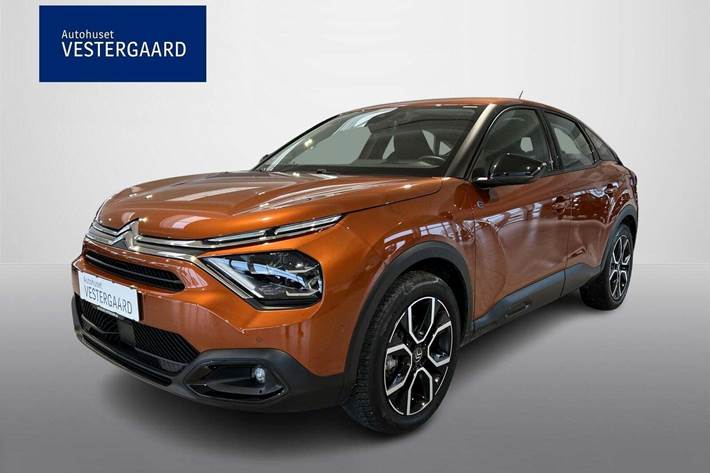 Orange Citroën ë-C4 fra 2021 set udefra