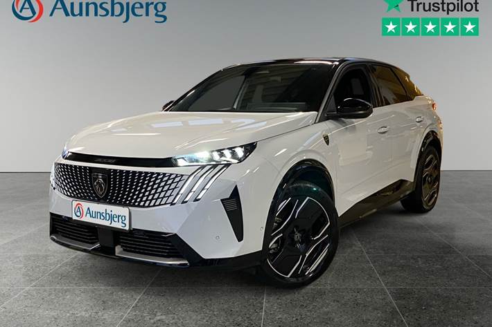 Hvid Peugeot e-3008 fra 2024