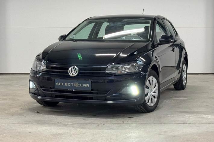 Sort VW Polo fra 2018 set udefra