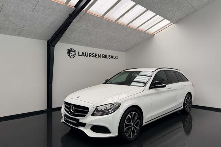 Hvid Mercedes C220 d fra 2015