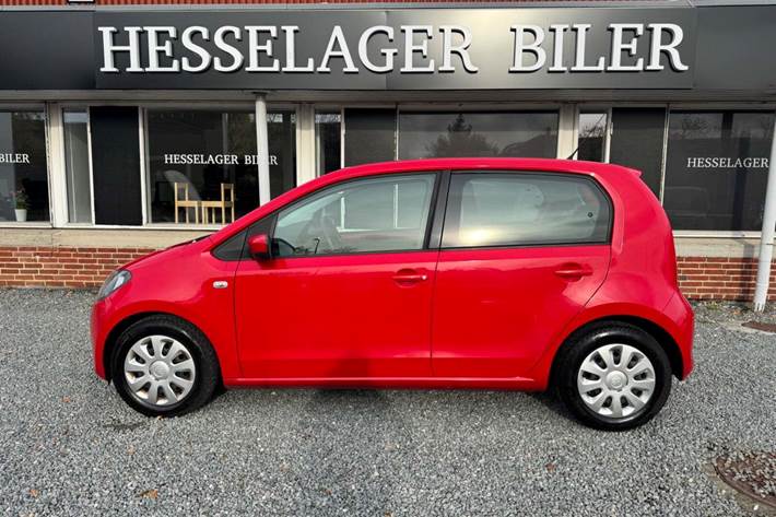 Rød Skoda Citigo fra 2013