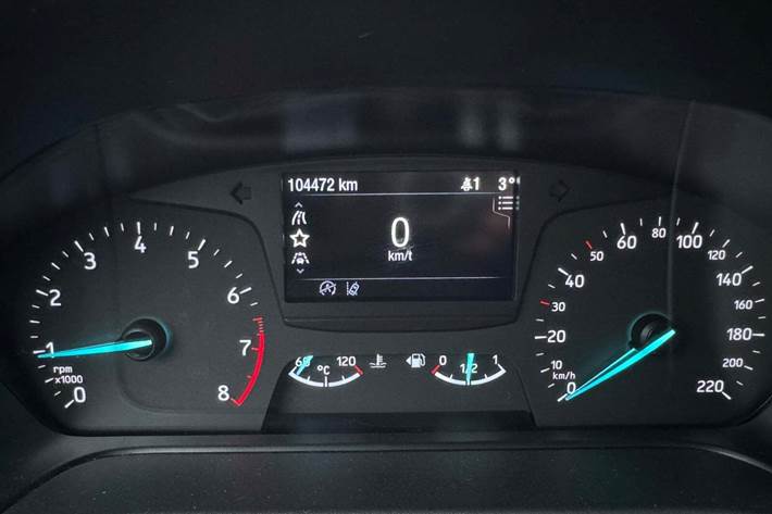 Grå Ford Fiesta fra 2018