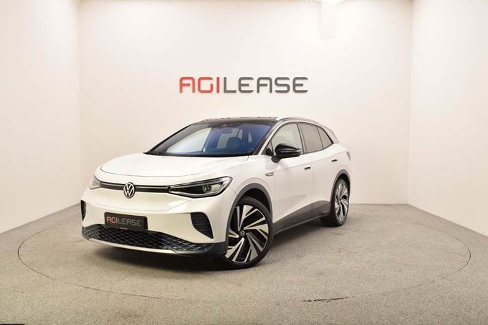 Hvid VW ID.4 fra 2020 set udefra