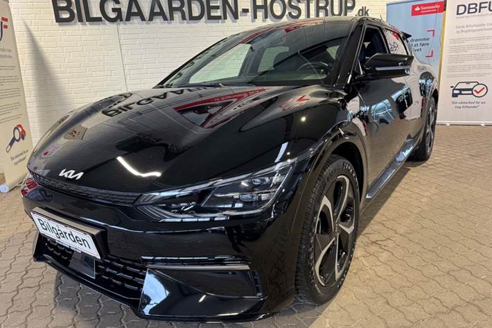 Sort Kia EV6 fra 2024 set udefra