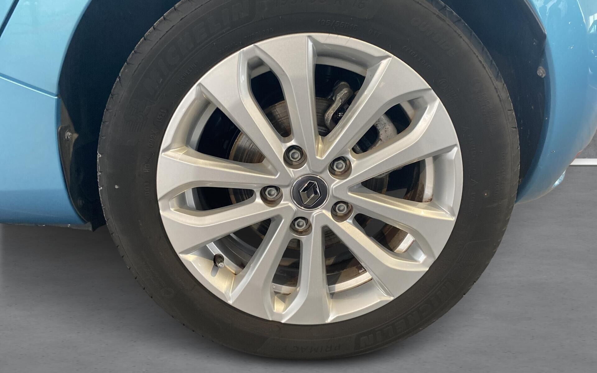 Blå Renault Zoe fra 2021