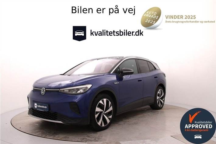 Blå VW ID.4 fra 2020