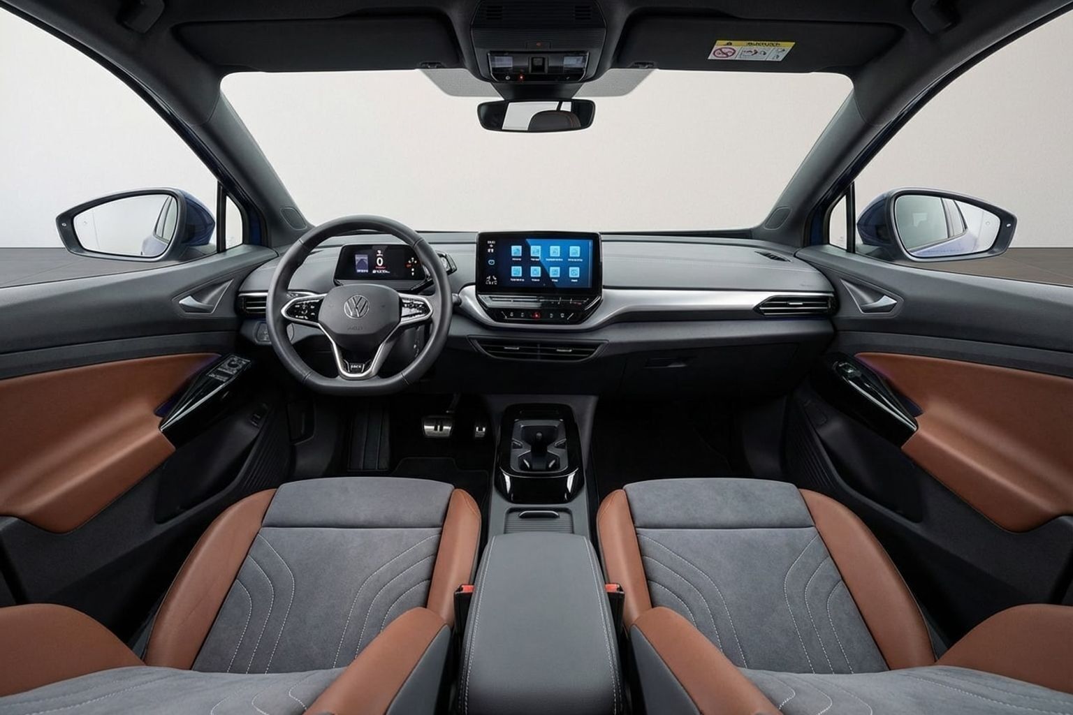 Blå VW ID.4 fra 2020