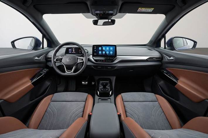 Blå VW ID.4 fra 2020