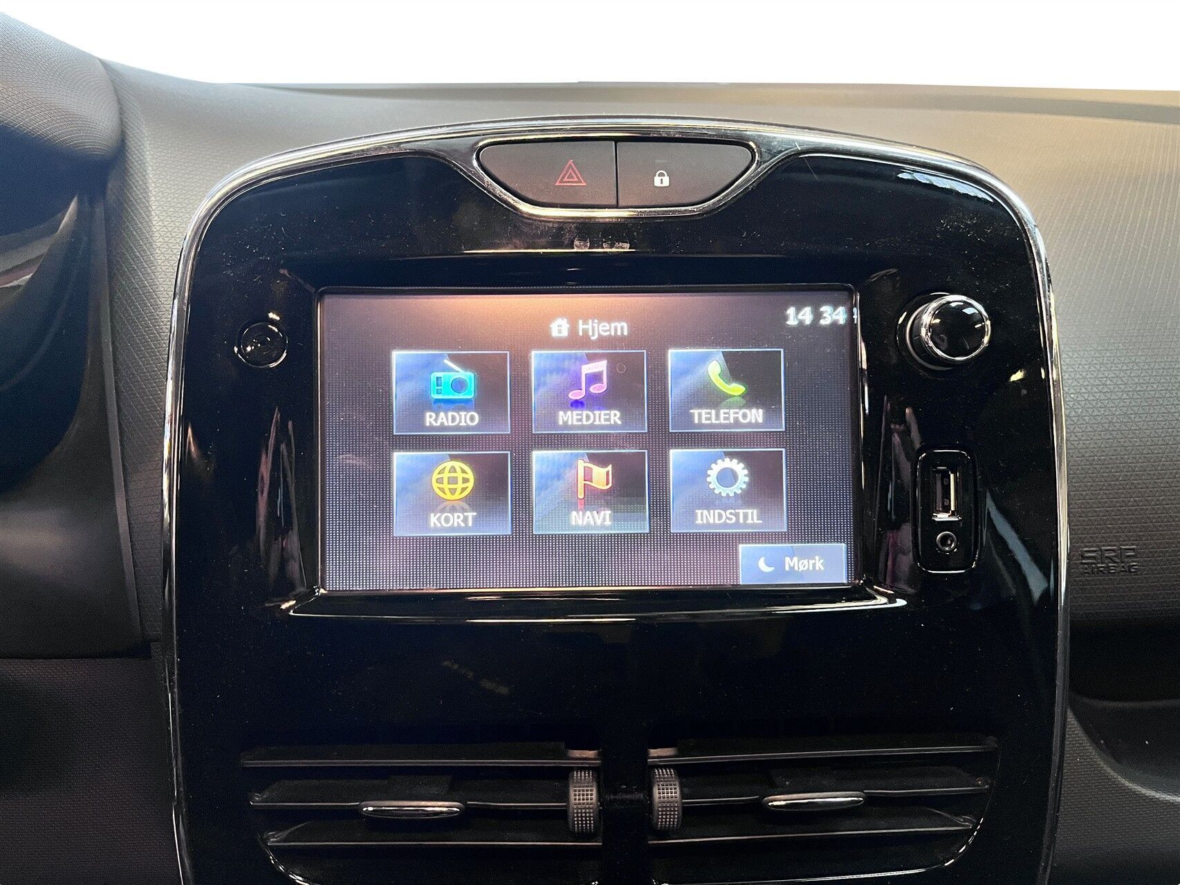 Hvid Renault Clio fra 2015