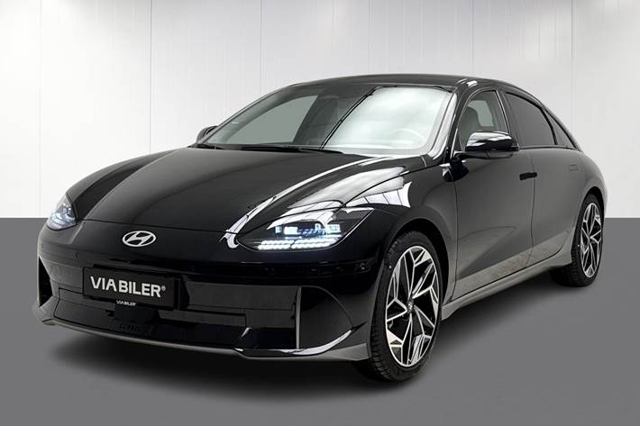 Sort Hyundai Ioniq 6 fra 2025 set udefra