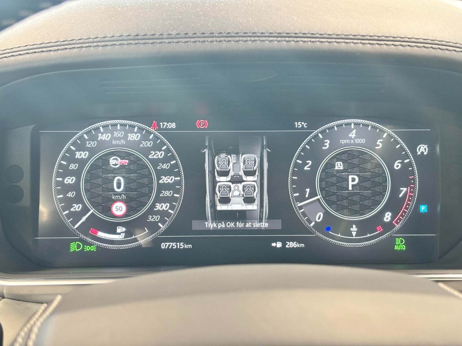 Hvid Land Rover Range Rover sport fra 2018